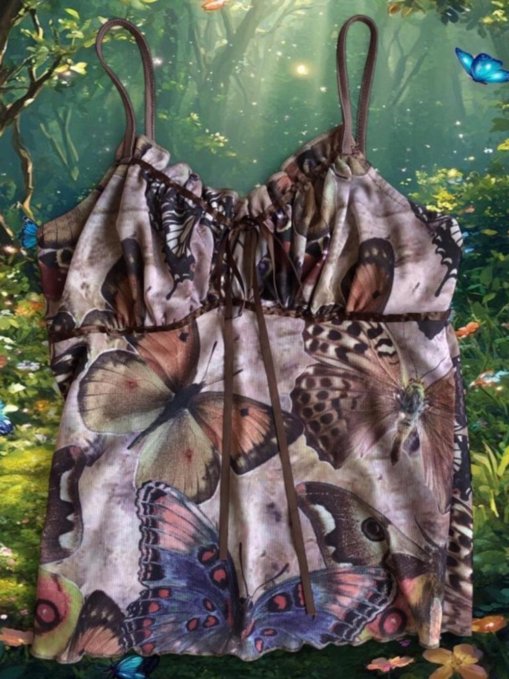 Butterfly Mesh Cami
